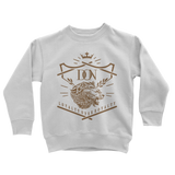 Gray Loyalty Over Royalty Classic Kids Sweatshirt