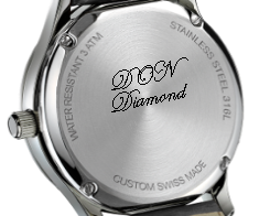 Official Don Red 72 Encrusted Diamond Swiss-Made Watch - Watches