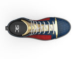 Gianmarco X Don Antelope Leather Red Blue & Gold High-Tops - Shoes