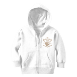 Gray Loyalty Over Royalty Classic Kids Zip Hoodie