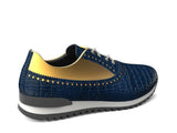 Nerva X Don Antelope Leather And Gold Signature Trainers - Shoes