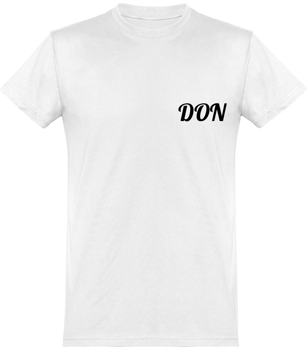 Mens Official Don Round Neck T-Shirt - White / Xs - Homme>Tee-Shirts