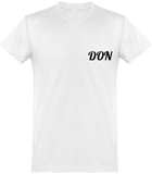 Mens Official Don Round Neck T-Shirt - White / Xs - Homme>Tee-Shirts