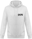 Mens Official Don One Colour Hoodie - Ash / Xs - Homme>Sweatshirts