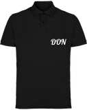 Mens Official Don Piqué Polo-Shirt - Black / S - Homme>Polos