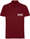 Mens Official Don Piqué Polo-Shirt - Burgundy / S - Homme>Polos