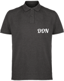 Mens Official Don Piqué Polo-Shirt - Charcoal / S - Homme>Polos