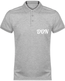 Mens Official Don Polo Piqué Performance Polo-Shirt - Grey Heather / Grey Heather / Xs - Homme>Vêtements De Sport