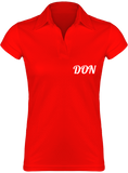 Womens Official Don Lightweight Polo-Shirt - Red / S - Femme>Polos