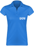 Womens Official Don Lightweight Polo-Shirt - Aqua Blue / S - Femme>Polos