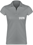 Womens Official Don Lightweight Polo-Shirt - Fine Grey / S - Femme>Polos