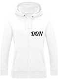 Womens Official Don Zipped Hoodie - Arctic White / Xs - Femme>Sweatshirts