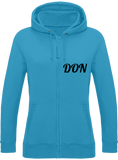 Womens Official Don Zipped Hoodie - Hawaiian Blue / Xs - Femme>Sweatshirts