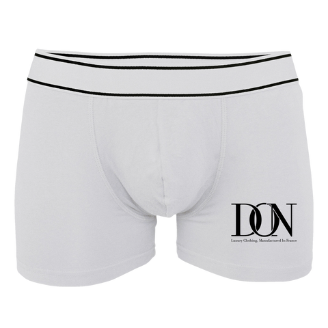 Mens Official Don Boxershort Kariban - White / S - Homme>Sous-Vêtements