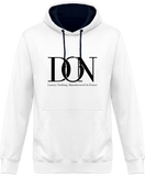 Mens Official Don Complex Two-Tone Hoodie - Arctic White / French Navy / S - Unisexe>Sweatshirts