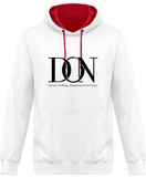 Mens Official Don Complex Two-Tone Hoodie - Arctic White / Hot Pink / S - Unisexe>Sweatshirts