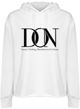 Womens Official Don Signature Hooded Crop Top - White / Xs - Femme>Sweatshirts