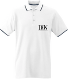 Mens Official Don Signature Polo-Shirt - White / Navy / White / S - Homme>Polos