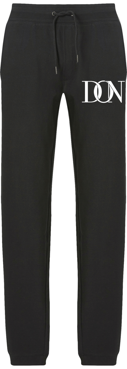 Mens Official Don Signature Dark Jogging Bottoms - Black / S - Homme>Vêtements De Sport