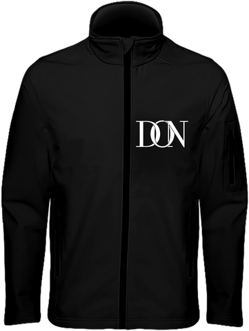 Mens Official Don Signature Dark Soft-Shell Jacket - Black / S - Homme>Vestes & Manteaux