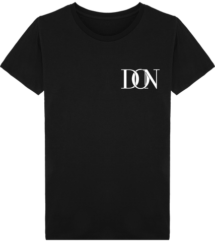 Mens Official Don Signature Plain Black T-Shirt - Black / S - Homme>Tee-Shirts