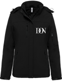 Womens Official Don Signature Softshell Lined Parka - Black / Xs - Femme>Vestes & Manteaux