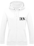 Womens Official Don Signature Zipped Hoodie - Arctic White / Xs - Femme>Sweatshirts