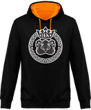 Mens Official Don Two-Tone Lions Pride Hoodie - Jet Black / Gold / Xs - Unisexe>Sweatshirts