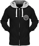 Mens Official Don Lions Pride Chunky Hoodie - Jet Black (Grey Inner) / S - Homme>Sweatshirts