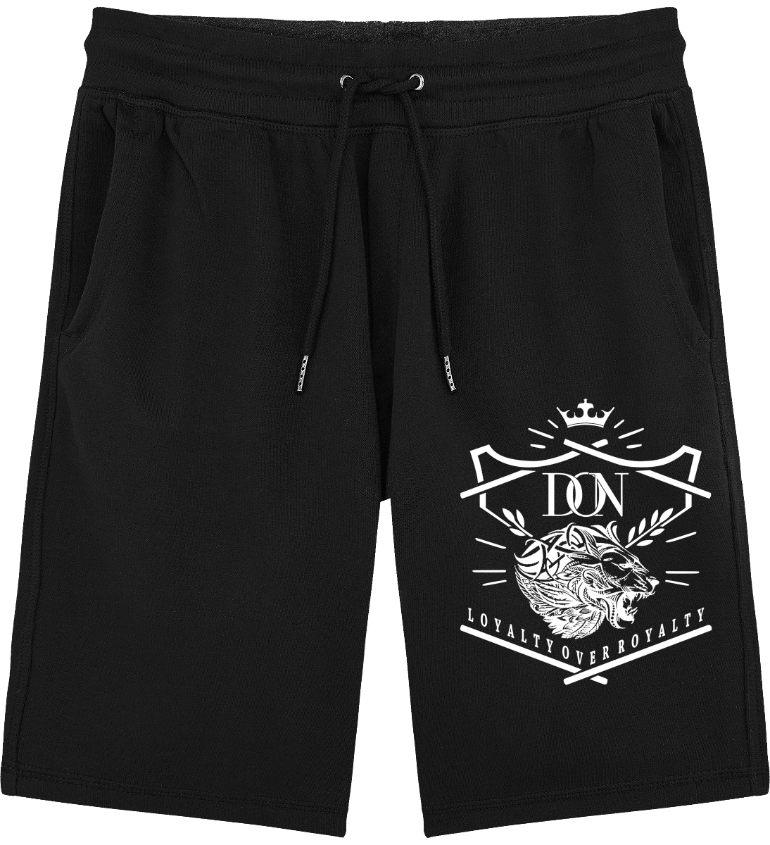 Official Don Loyalty Over Royalty Shorts - Black / S - Homme>Vêtements De Sport