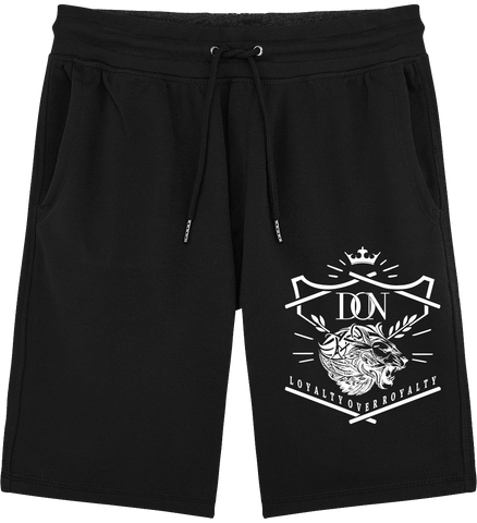 Official Don Loyalty Over Royalty Shorts - Black / S - Homme>Vêtements De Sport