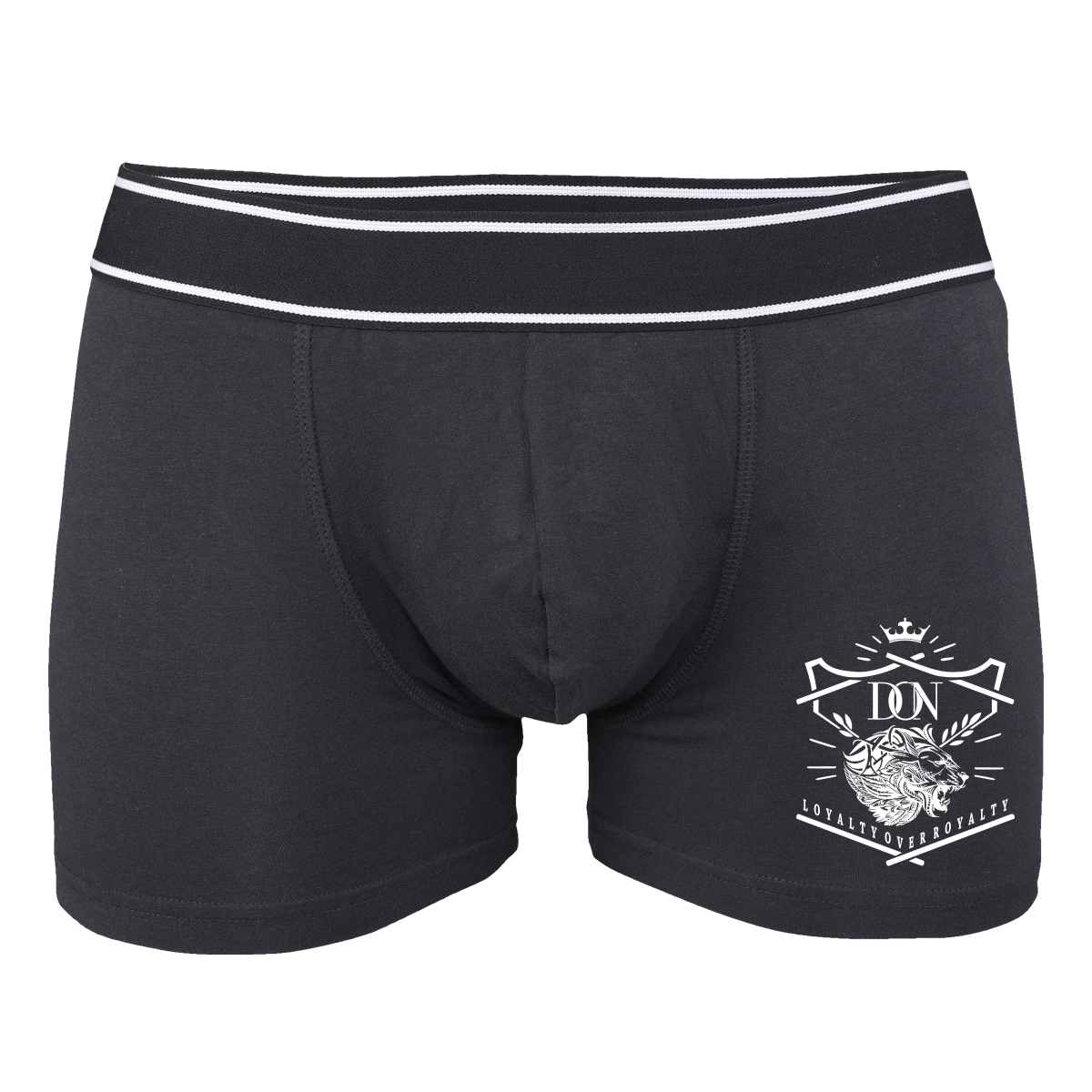 Official Don Loyalty Over Royalty Boxer Shorts - Black / S - Homme>Sous-Vêtements