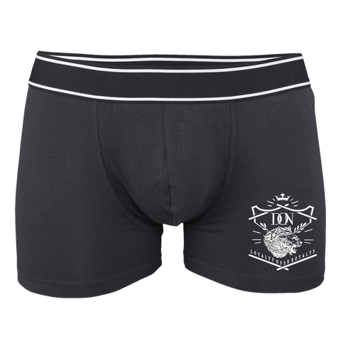 Official Don Loyalty Over Royalty Boxer Shorts - Black / S - Homme>Sous-Vêtements