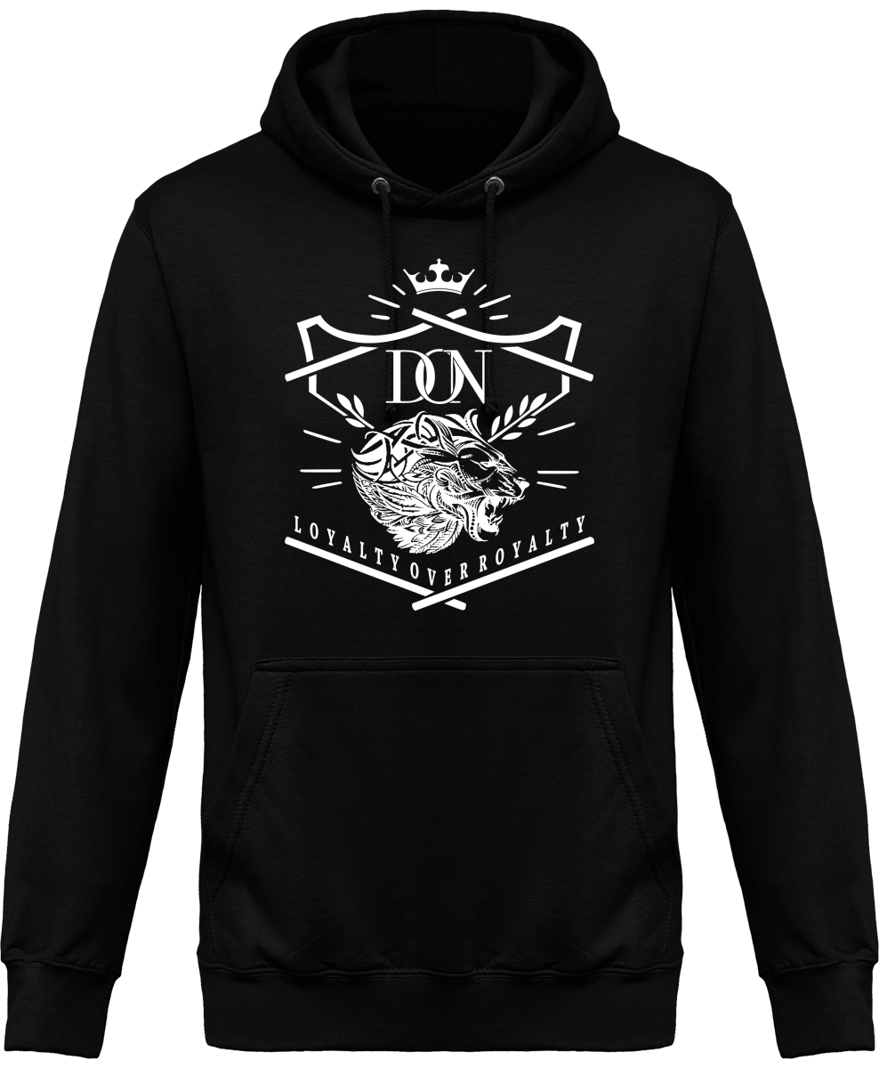 Mens Official Don Plain Loyalty Before Royalty Hoodie - Jet Black / Xs - Homme>Sweatshirts