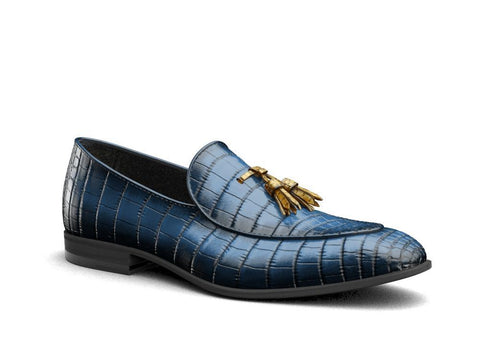 Claudio X Don Genuine Nile Crocodile Leather Loafers - Shoes