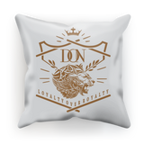 Dim Gray Loyalty Over Royalty Sublimation Cushion Cover