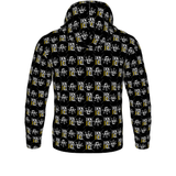 Black Official DON Men's Gold Print Hoodie