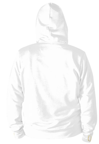 Mens Official Don Loyalty Over Royalty Silk White Hoodie