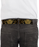 Official Don Plutus Leather Golden Crown Belt