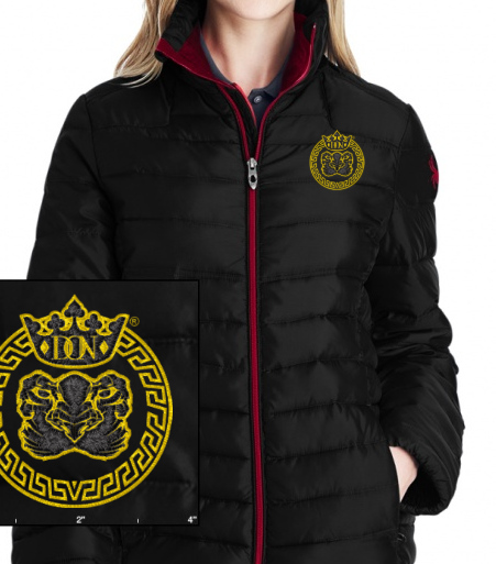 Womens Don X Spyder Embroidered Insulated Puffer Jacket - Coats