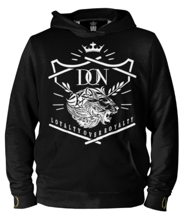 Mens Official Don Loyalty Over Royalty Silk Hoodie