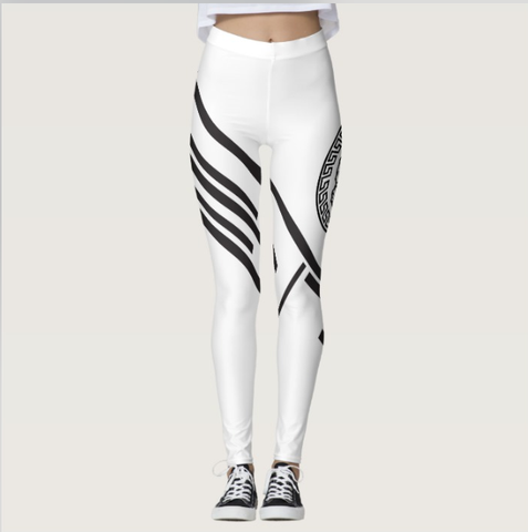 Womens Official Don Lions Pride Striped Leggings