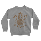 Slate Gray Loyalty Over Royalty Classic Kids Sweatshirt