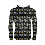 Black 3 Kids All-Over Print Hoodie