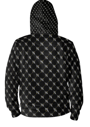 Black Men's Official DON Signature Print Hoodie