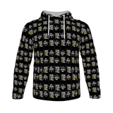 Black Official DON Men's Gold Print Hoodie