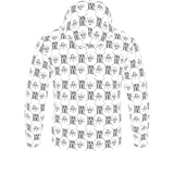 Official DON Mens White Gold Print Hoodie