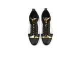 Gianmarco X Don Official Gold And White High-Top Sneakers - Shoes