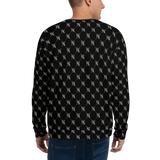 White Men's Official DON Signature Pattern Sweatshirt