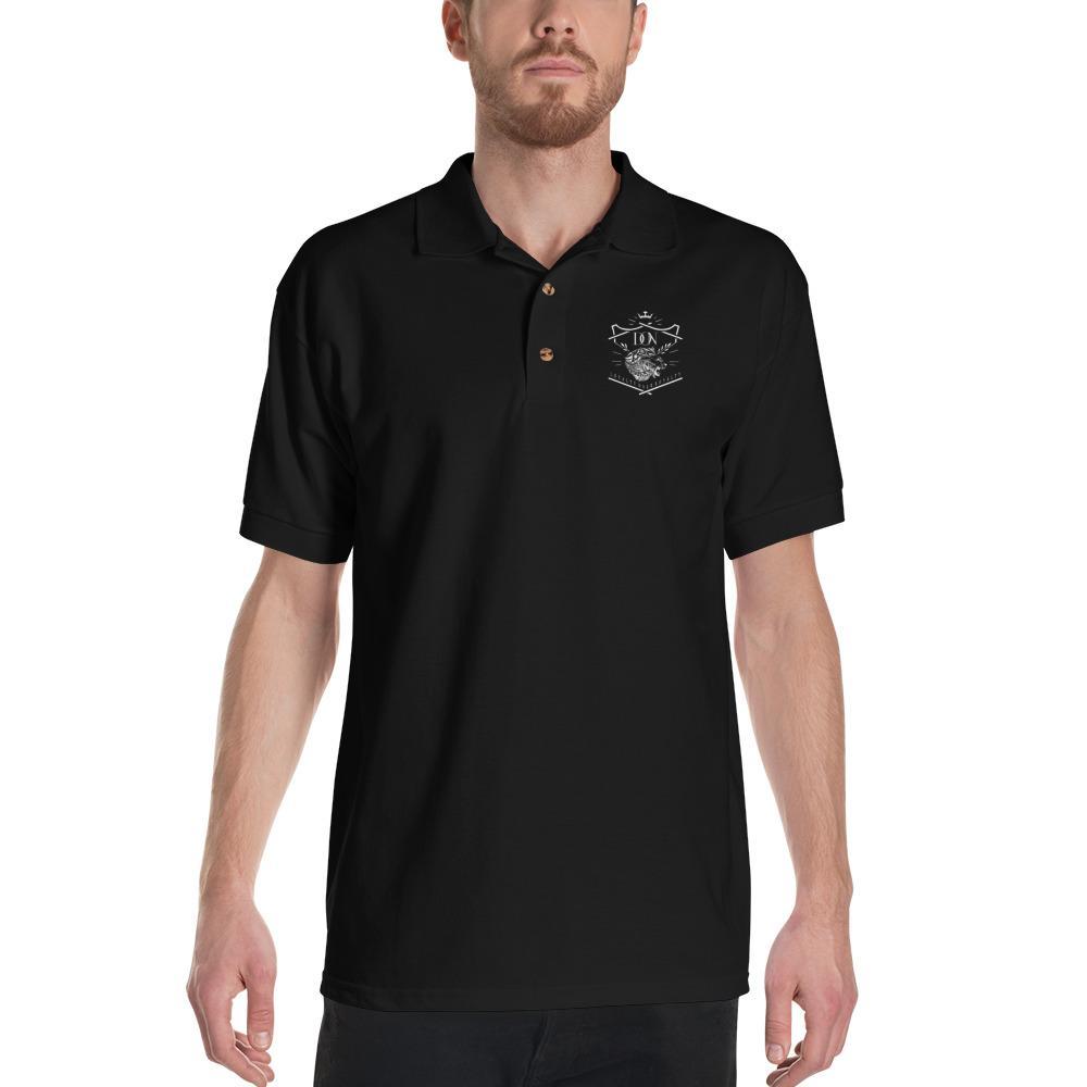 Mens Official Don Loyalty Over Royalty Embroidered Polo-Shirt